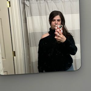 Women’s shoulder cut out sweater by Blue B || Size M/L || Worn Once